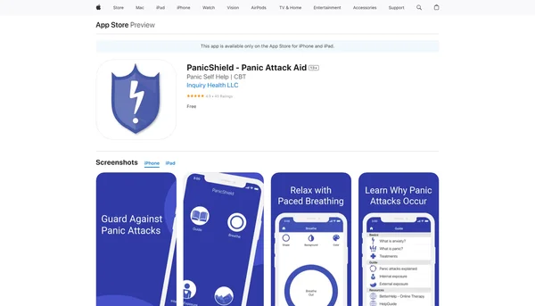 PanicShield - Panic Attack Aid